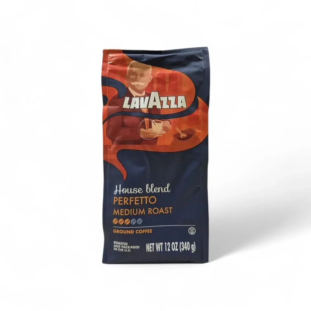 Lavazza House Blend Perfetto Ground Coffee 12oz Bag, Medium Roast